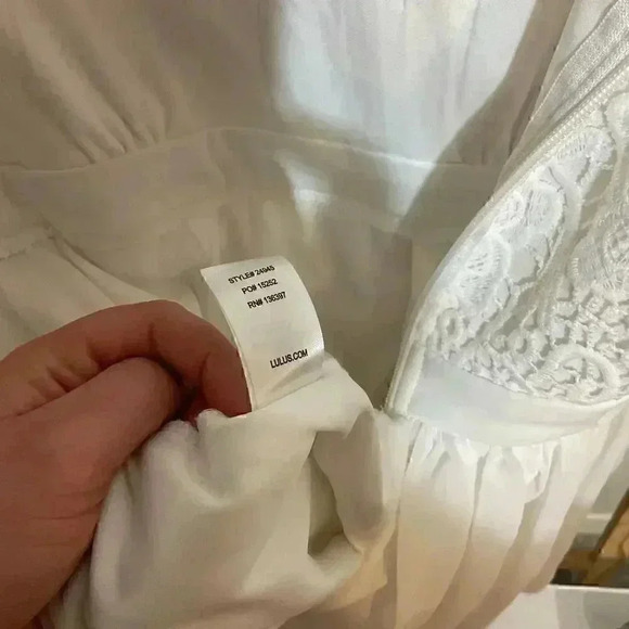 Lulus white dress size xs - Picture 10 of 11